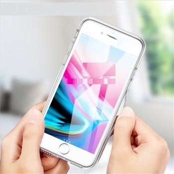 Apple iPhone 7/8 Plus silicone Transparent Back Cover Smartphone Case